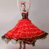 Flamenco Girls Yellow Long Sleeves Mesh Billowing Dancing Skirt Adults Spanish Dancer Ballroom Dress Paso Doble Costumes Carnival -Dresses Store 28831eee 5aeb 4f40 9f11 6fe0bb4a4787
