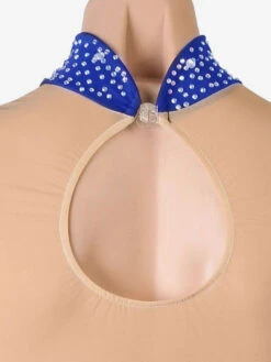 Latin Dance Costume Blue Women's Rhinestones High-slit Bodycon Sexy Polyester Dress Dancing Costume -Dresses Store 36250e73 6e3f 4354 9039 50f98f7a329b