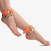 Anklets Belly Dance Costume Red Metal Detail Bollywood Dance Accessories