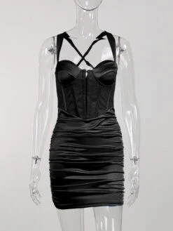 Corset Dresses Black Sweetheart Neck Sexy Sleeveless Bodycon Dress -Dresses Store 49dd2609 02fc 4645 bc43 5d893c2dc633