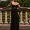 Birthday Party Dresses Black Strapless Sleeveless High Slit Semi Formal Maxi Dress -Dresses Store 61729187 2c56 402f 929c ae4736370825
