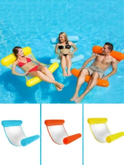 Swim Water Hammock Recliner Inflatable Floating Bed Pool Mattress Swimming Ring -Dresses Store 662c047f 87b4 4b0a b9db d9156372cdfd