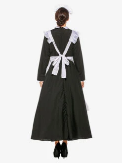 Halloween Costumes Woman's Maid Black Dress Apron Cotton Halloween Holidays Costumes -Dresses Store 6e418e6e 2b0d 413f 95ab 6fa50af50ffc