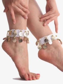 Anklets Belly Dance Costume Red Metal Detail Bollywood Dance Accessories -Dresses Store 7394a963 5fb3 46bf b4fc 58ab3970d43b