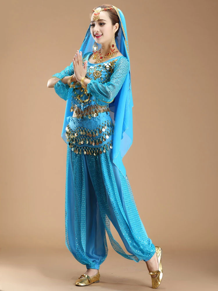 Belly Dance Costume Purple Sexy Bollywood Dance Dress For Women 8 Belly Dance Costume Purple Sexy Bollywood Dance Dress For Women - Image 6