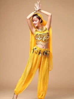 Belly Dance Costume Black Chiffon Women‘s Bollywood Dance Dress In 3 Piece -Dresses Store 7e5b2042 9332 4f72 a0c3 9106f945867a