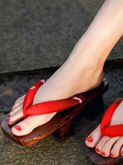 Geta Sandals Japanese Costume Shoes Wooden Slippers Kimono Flip Flops Yukata Clogs -Dresses Store 85b15eaa c6df 4ea6 94d5 73596e0638ac
