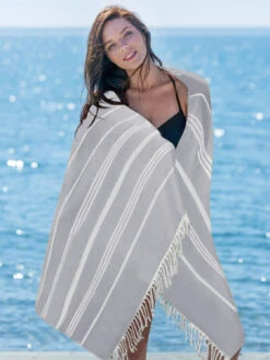 Sand-free Beach Towels Stripe Print Shawl Large Size 180*90cm -Dresses Store 889c3fb9 b46f 43fd 8a46 4a7d45dcf1a0