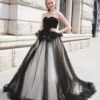 Black Pageant Party Dress Women Strapless Tulle Luxury Princess Gowns -Dresses Store 88d04858 ff38 47c4 a11a b0becd132b98