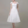 Short Wedding Dress Tulle Sweetheart A-Line Knee-Length Bridal Dress Free Customization -Dresses Store Sweetheart Wedding Dress Tulle A Line Knee Length Bridal Dress 603997 3069735