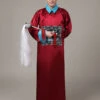Halloween Chinese Costume Dark Red Eunuch Long Gown With Hat For Men -Dresses Store a22113f3 b9d1 490d 8d23 c9dcb4763c86