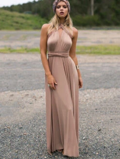 Birthday Sexy Maxi Dress Sleeveless Plunging Neck Backless Solid Color Evening Dress -Dresses Store b83705b7 9eb3 4434 9e52 146b0b7cfd63