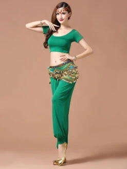 Belly Dance Costume Scarf Belt Blue Voile Bollywood Dancing Accessories -Dresses Store c4830c62 504c 4b65 8bb4 d5ec51209f78