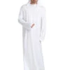 Halloween Arabian Costume Men's White Gown With Headband Asian Costume